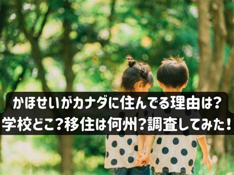 かほせい カナダに住んでる理由|【家族4人でカナダ移住】さすが移民の多い国。双子が通う学校。